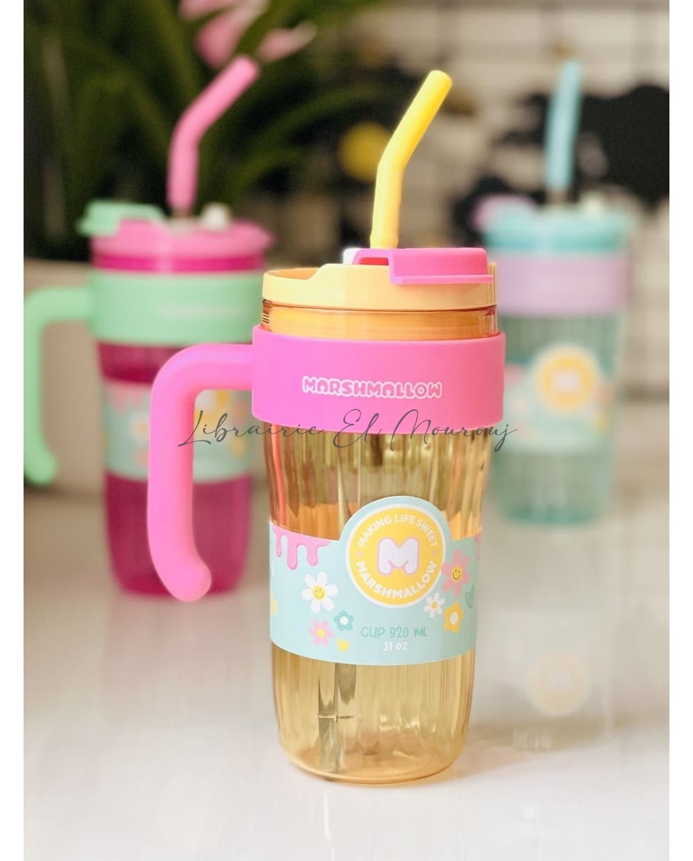 Gobelet Pastel Marshmallow 920 ml | Librairie El Mourouj