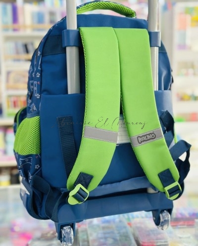Cartable Chariot Kalino Motif Foot | Librairie El Mourouj