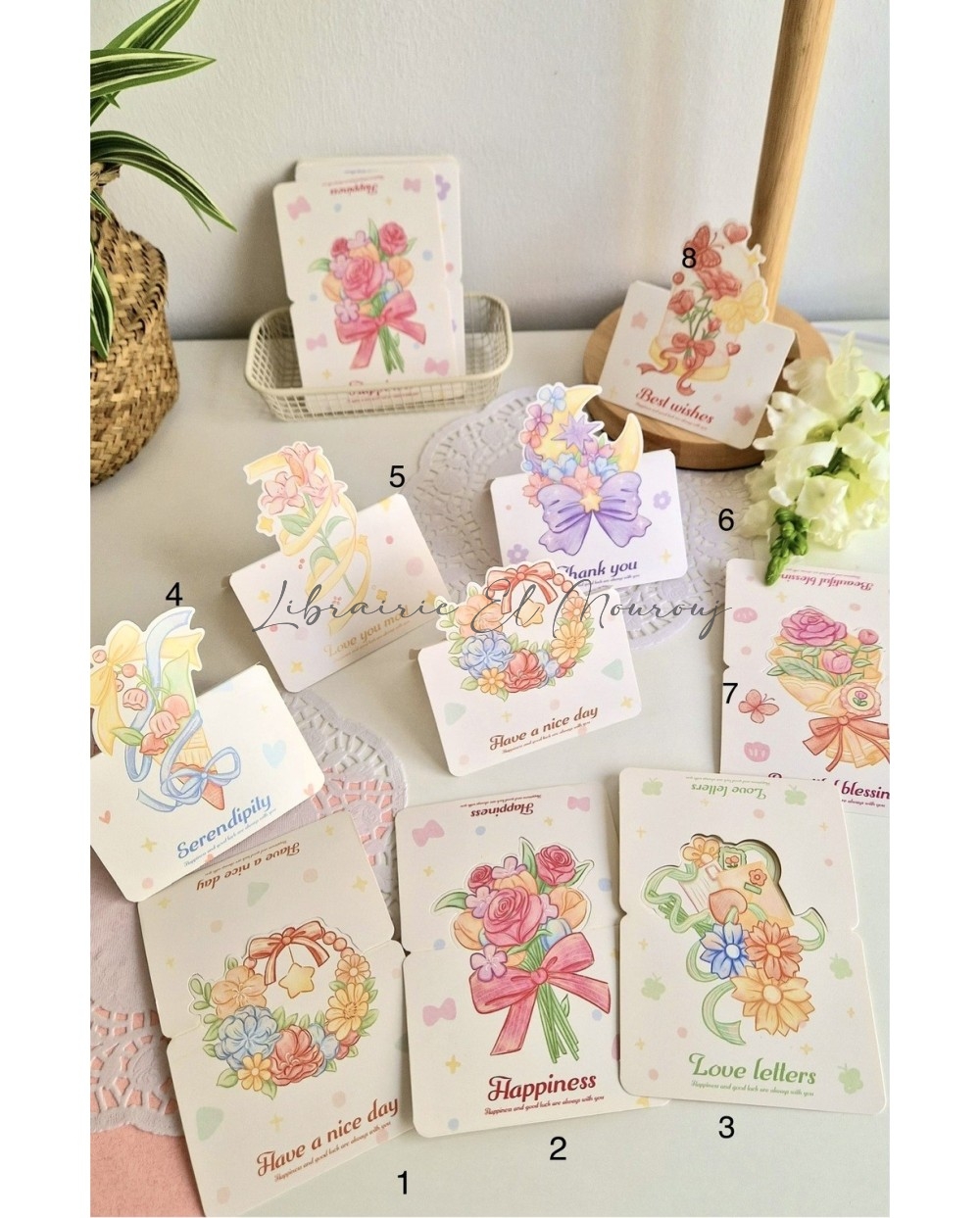 CARTE DE VOEUX FLOWER