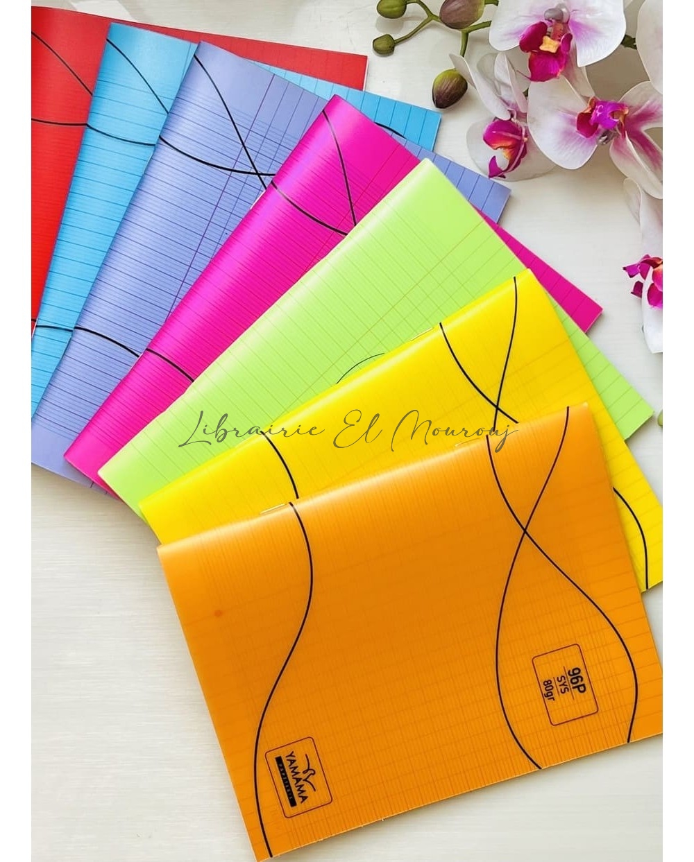 Cahier 10*10 colorful collection