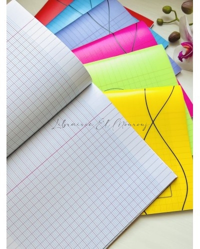 Cahier 10*10 colorful collection