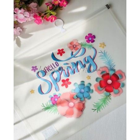 Pochette Zippée Transparente A4 | Librairie El Mourouj