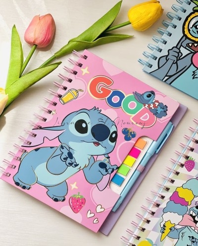Carnet à Spirale Stitch Tout-en-Un
