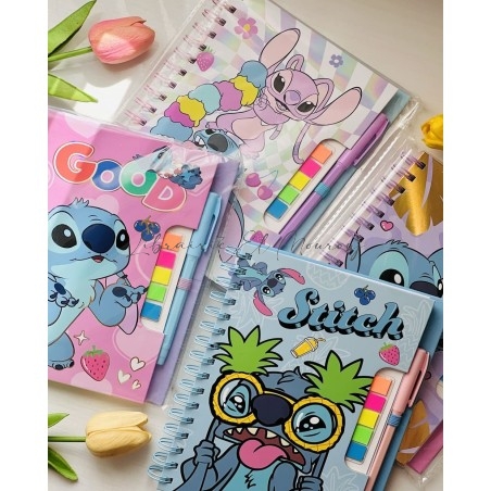 Carnet à Spirale Stitch Tout-en-Un | Librairie El Mourouj