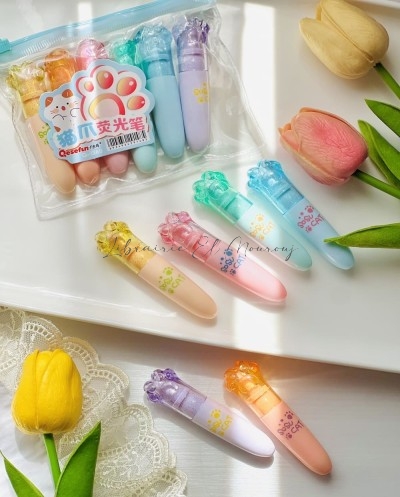 Set Mini Marqueurs Kawaii Pattes de Chat | El Mourouj