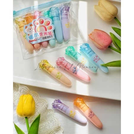 Set Mini Marqueurs Kawaii Pattes de Chat | El Mourouj