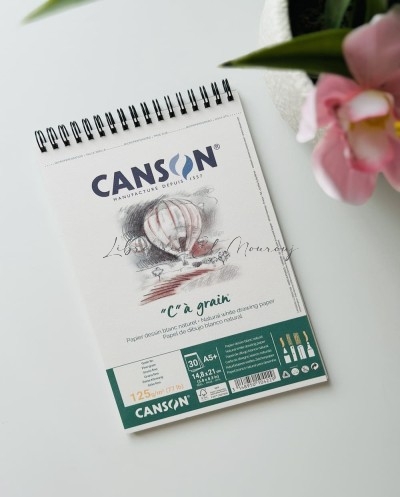 Carnet de Croquis CANSON "C" à grain, A5 125g