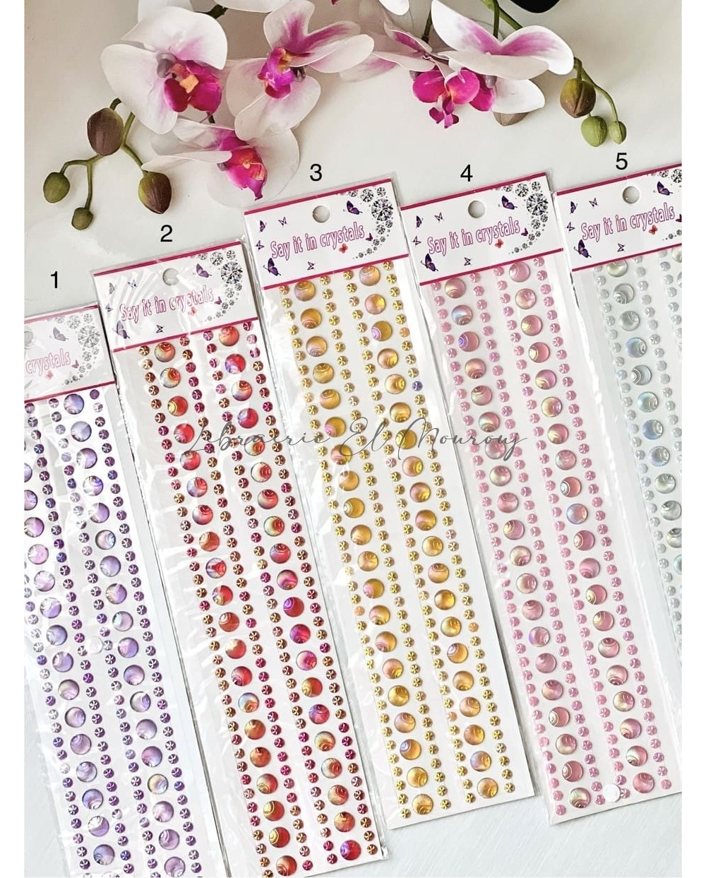 CRYSTAL stickers ROND