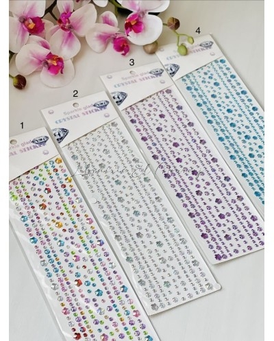 CRYSTAL stickers FLOWER