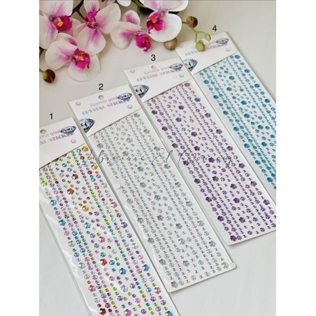 Crystal Stickers Flower Fleurs | Librairie El Mourouj