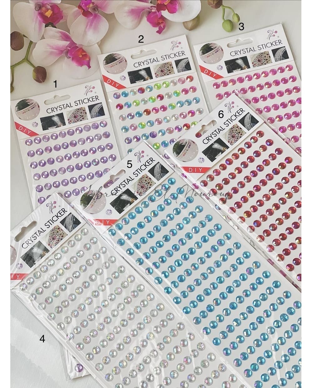 Stickers Effet Cristal Décoratifs | Librairie El Mourouj