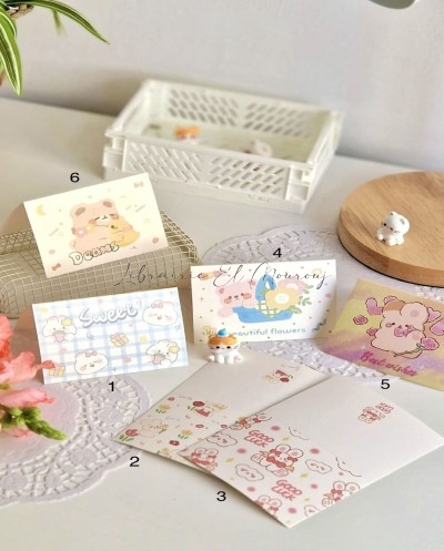 Cartes Kawaii Animals Adorables | Librairie El Mourouj