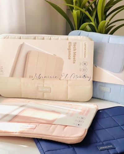 Pochette d'Ordinateur Portable Matelassée 15.6" BEENLOVE