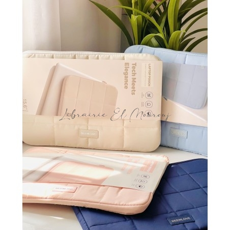 Pochette d'Ordinateur Portable Matelassée 15.6" BEENLOVE