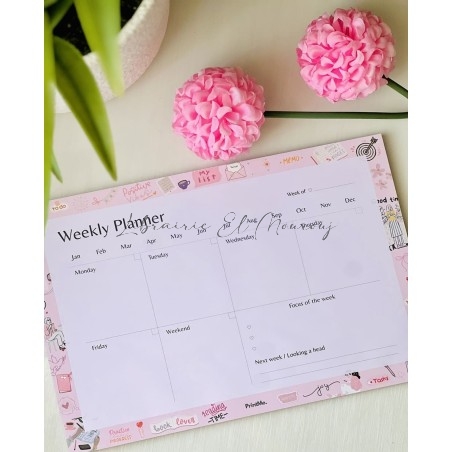 Planificateur Semainier « Weekly Planner »