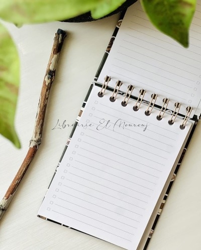 Mini To Do List À Spirales – Style Cozy, Café & Aesthetic Vert Olive  by Printme