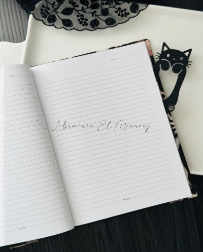 Notebook "More Inspiration" – Motif Illustration Chats Cute & Noir Chic by Printme