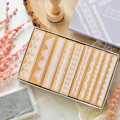 Lace Wooden stamp set 🍒
.
.
.
.
#woodenstamps #bulletjournaljunkie #bulletlovers #lace #bulletjournalcommunity